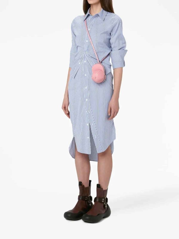 J.W. ANDERSON: Robe longueur genou online - Robe Au Genou - Bleu