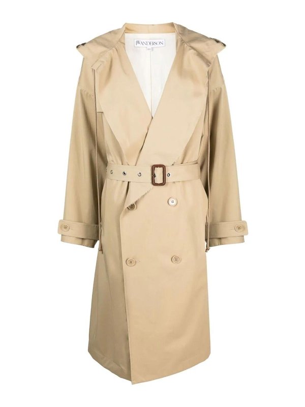J.W. ANDERSON: trench coats - Hooded Trench