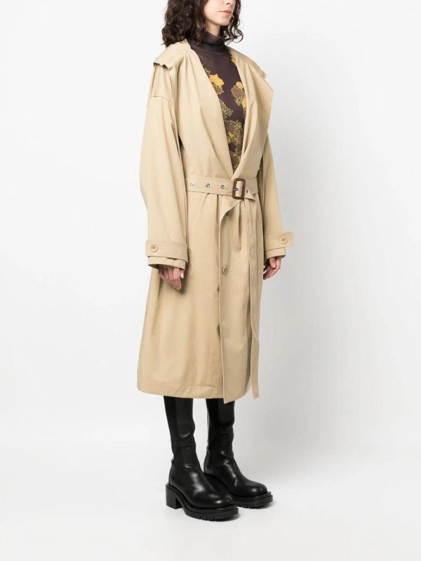 J.W. ANDERSON: trench coats online - Hooded Trench