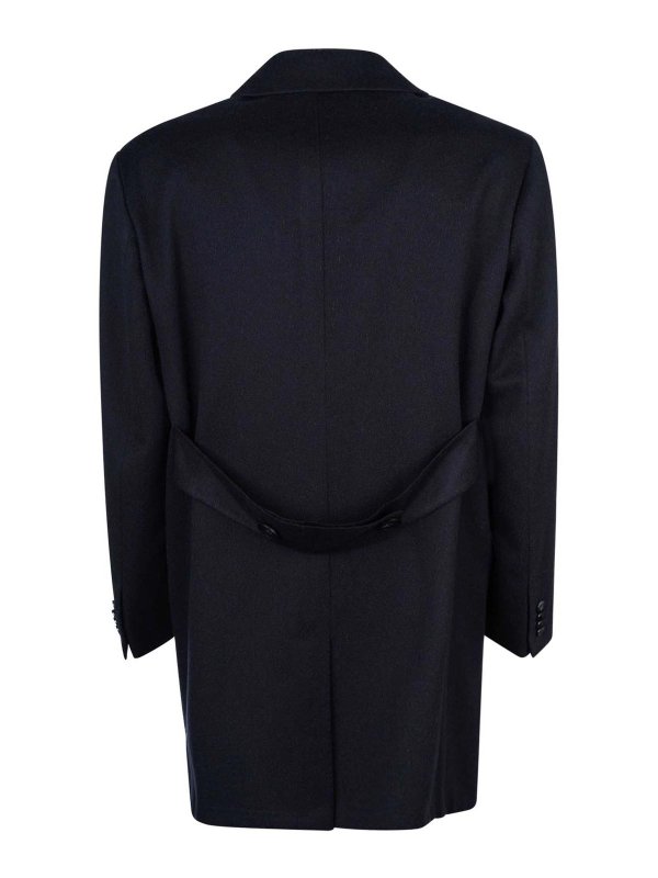 KITON: Knielange Mäntel online - Knielanger Mantel - Schwarz