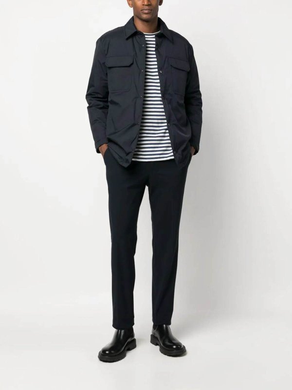 KITON: ニーレングスコート online - 膝丈コート - ブルー