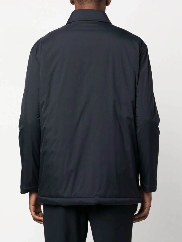 膝丈コート - ブルー shop online: KITON