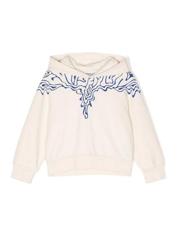 Marcelo Burlon Kids: スウェット＆セーター - スウェットシャツ/セーター - ブルー