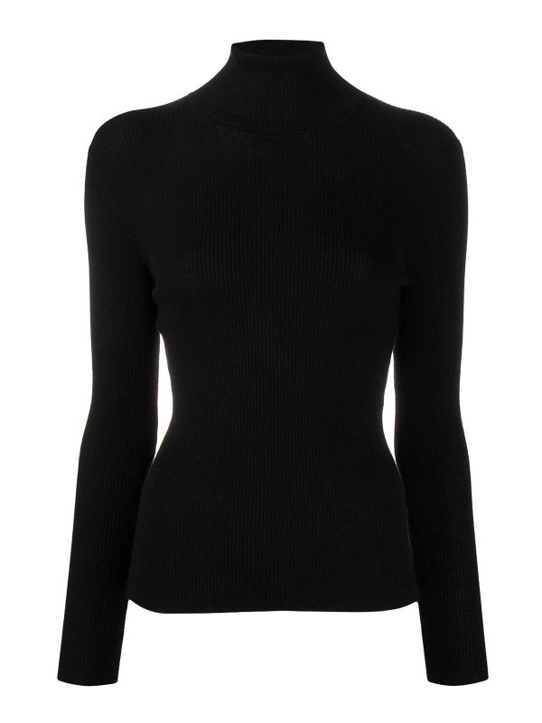 P.A.R.O.S.H.: Col bateau - Pull Col Bateau - Noir