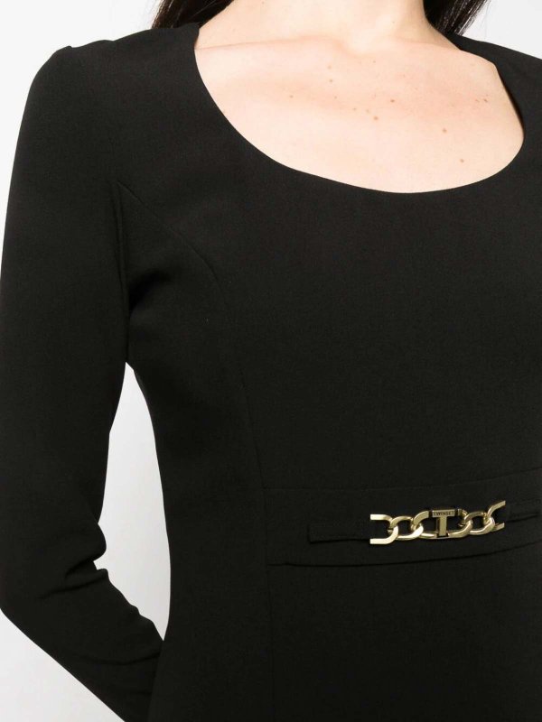 TWINSET buy online 膝丈ドレス - 黒