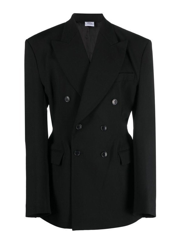 VETEMENTS: カジュアルジャケット - カジュアルジャケット - 黒