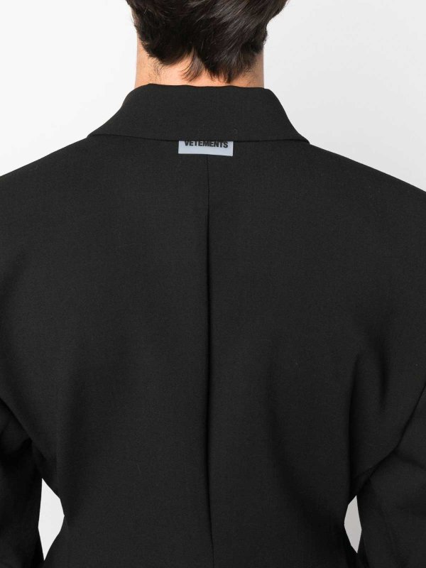 The Best Shops VETEMENTS: カジュアルジャケット - 黒