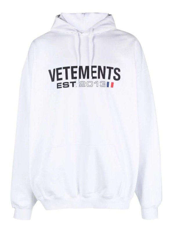 VETEMENTS: Sudaderas y suéteres - Sudadera - Blanco