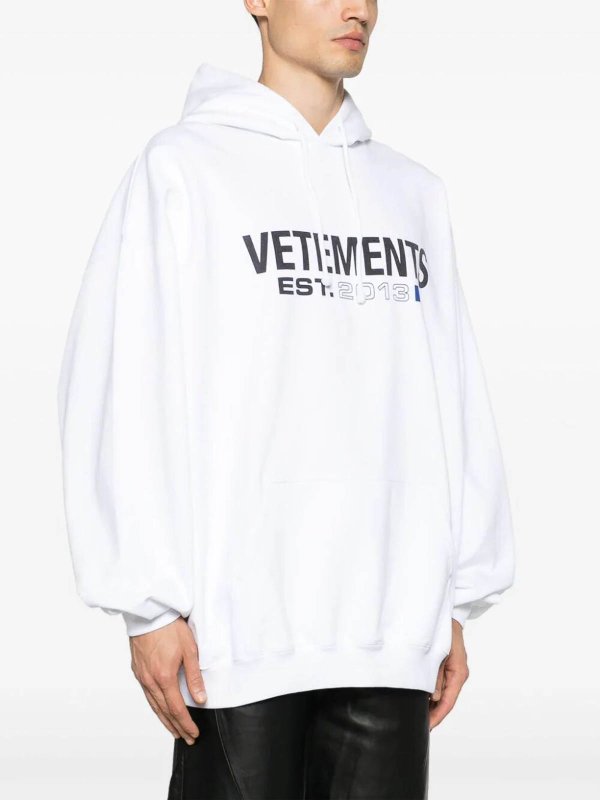 The Best Shops VETEMENTS: Sudaderas y suéteres - Sudadera - Blanco
