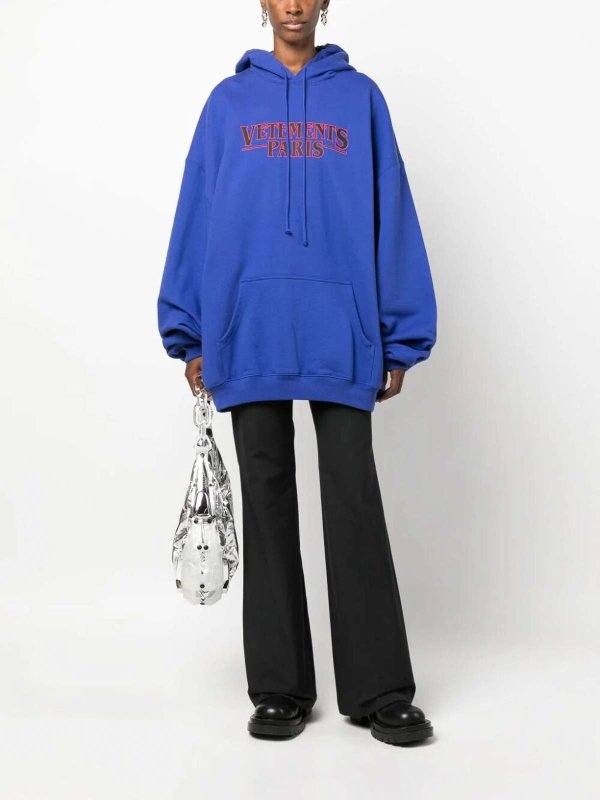 VETEMENTS: Sweatshirts und Pullover online - Sweatshirt - Blau