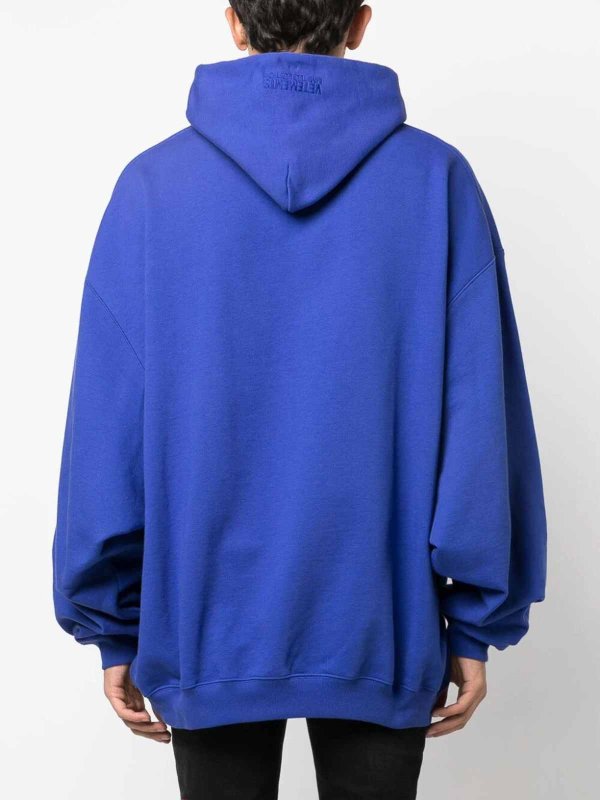 The Best Shops VETEMENTS: Sweatshirts und Pullover - Sweatshirt - Blau