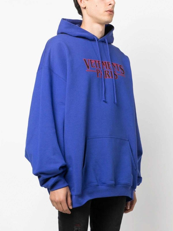 Sweatshirt - Blau shop online: VETEMENTS