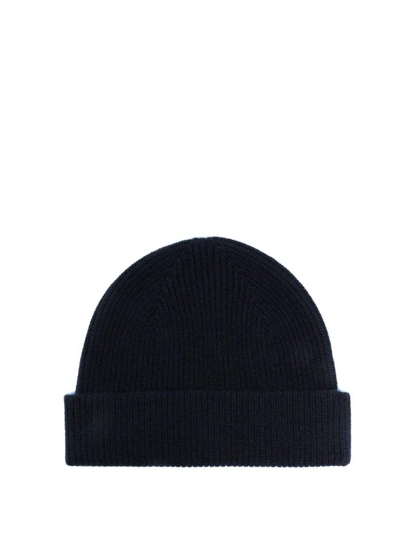 ZEGNA: ニットキャップ - ビーニー帽 - 黒