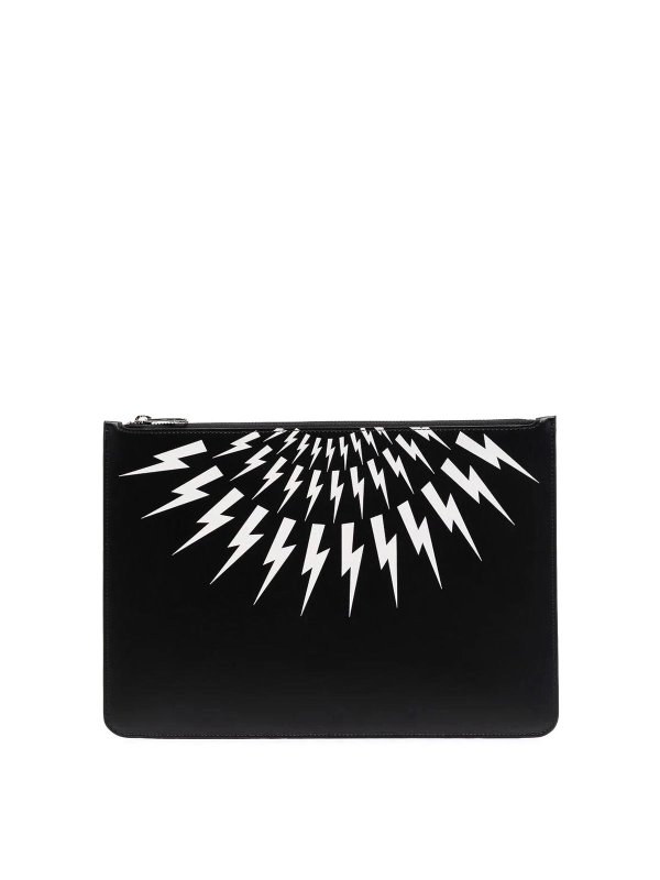 NEIL BARRETT: clutches - Zipped Pouch