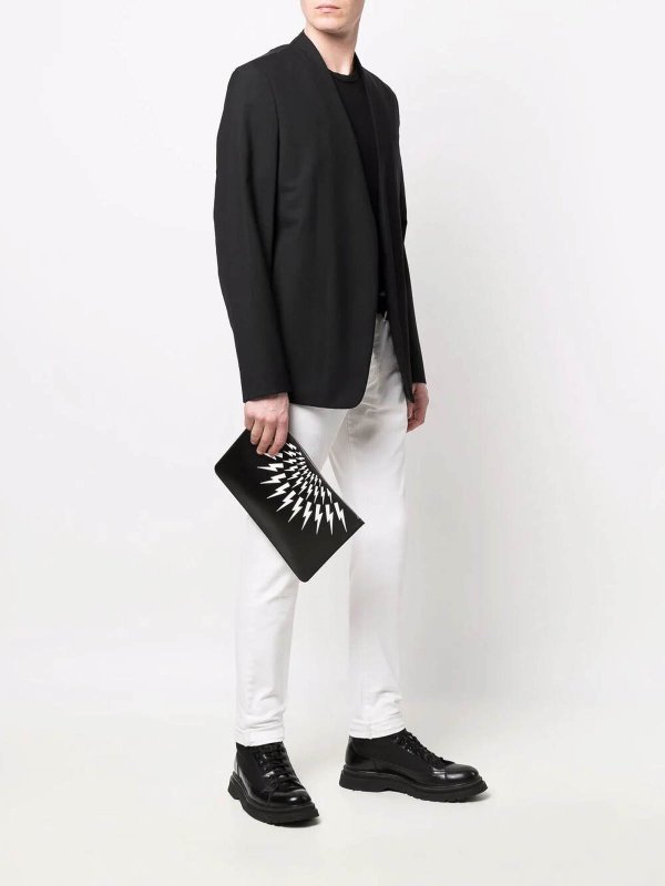 NEIL BARRETT: clutches online - Zipped Pouch