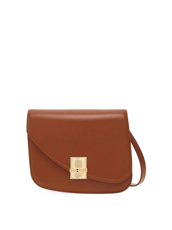 SALVATORE FERRAGAMO: Bolsas bandoleras - Bolsa Bandolera - Marrón