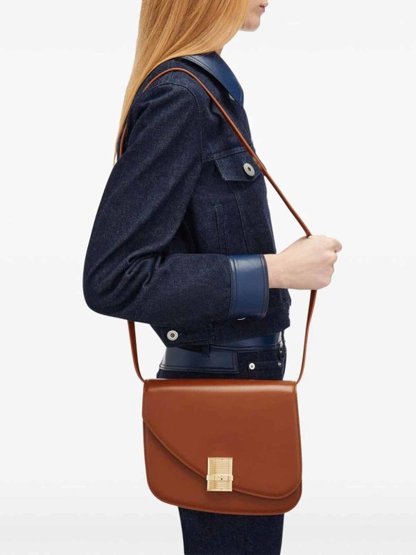 SALVATORE FERRAGAMO: Bolsas bandoleras online - Bolsa Bandolera - Marrón