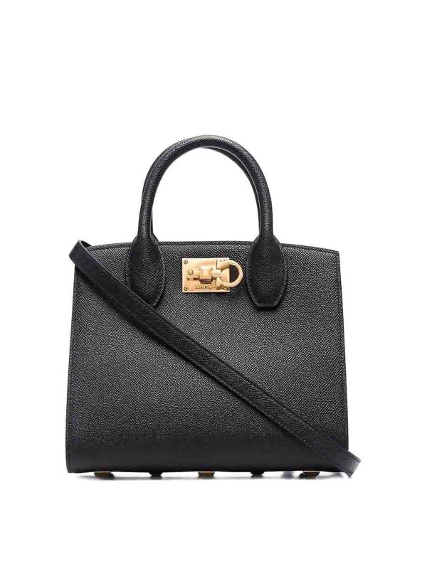 SALVATORE FERRAGAMO: クロスボディバッグ - クロスボディバッグ - 黒