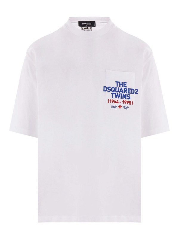 DSQUARED2: T-shirts - T-Shirt - Weiß