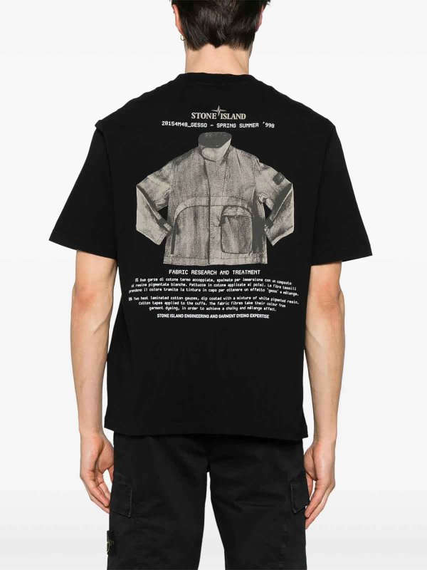 STONE ISLAND: Camisetas online - Camiseta - Negro