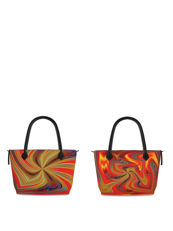 MARIA ENRICA NARDI: Handtaschen - Shopper - Orange