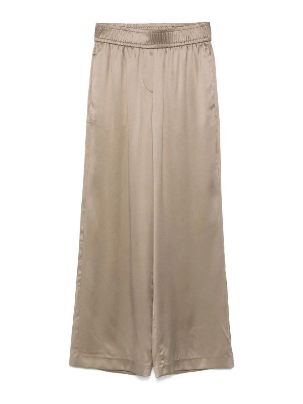 BRUNELLO CUCINELLI: Pantalons casual - Pantalons Décontractés - Vert