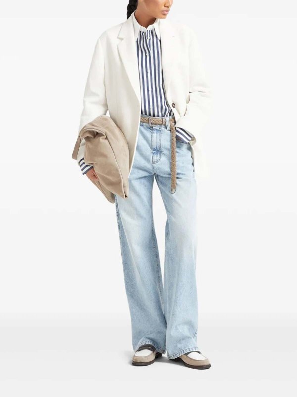 The Best Shops BRUNELLO CUCINELLI: straight leg jeans - Loose Denim Trousers