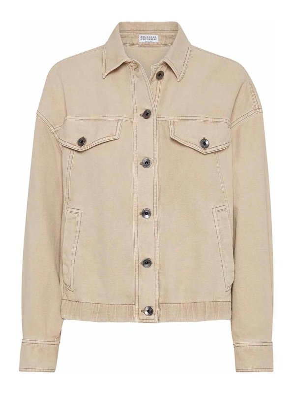 BRUNELLO CUCINELLI: denim jacket - Denim Jacket