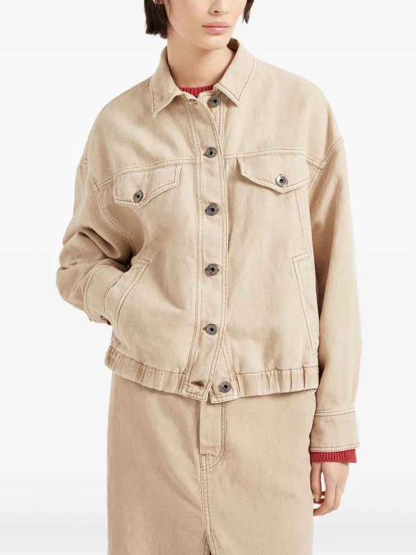 BRUNELLO CUCINELLI: denim jacket online - Denim Jacket