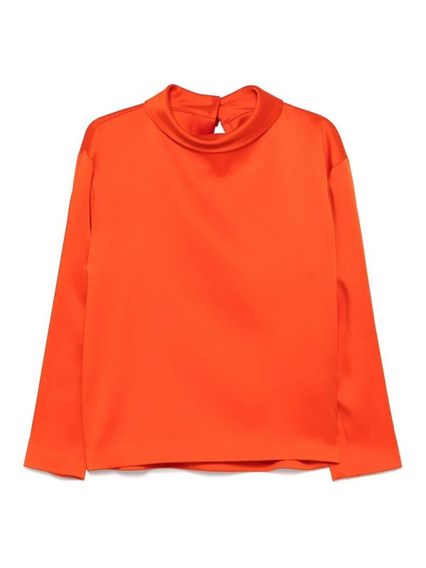 CARVEN: blouses - Blouse In Double Satin