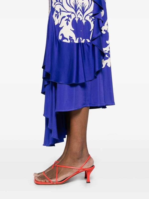 Knielanges Kleid - Blau shop online: ETRO