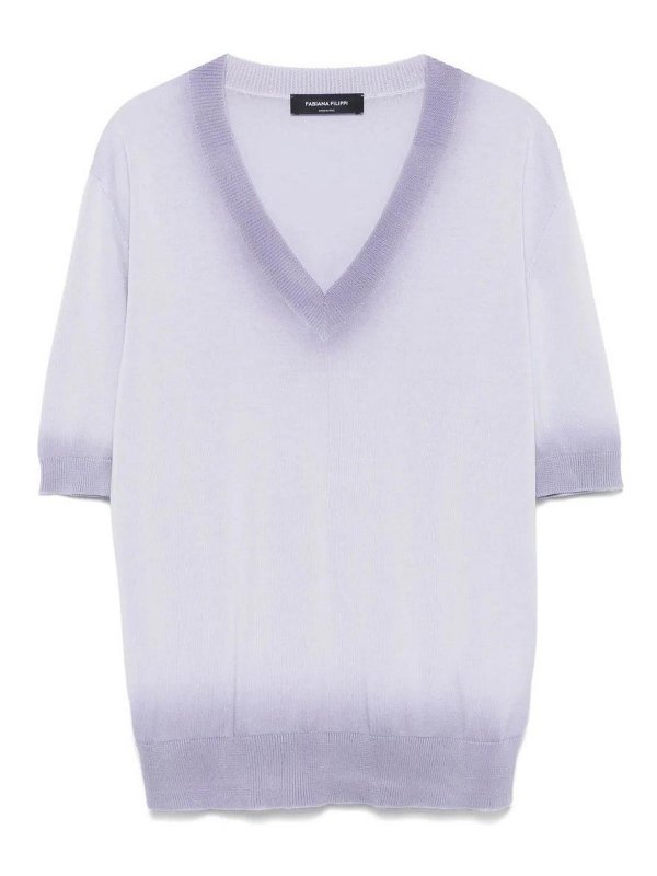 FABIANA FILIPPI: v necks - Degrade Sweater