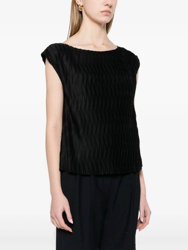 HERNO: Tops & Tank tops online - Pleated Top