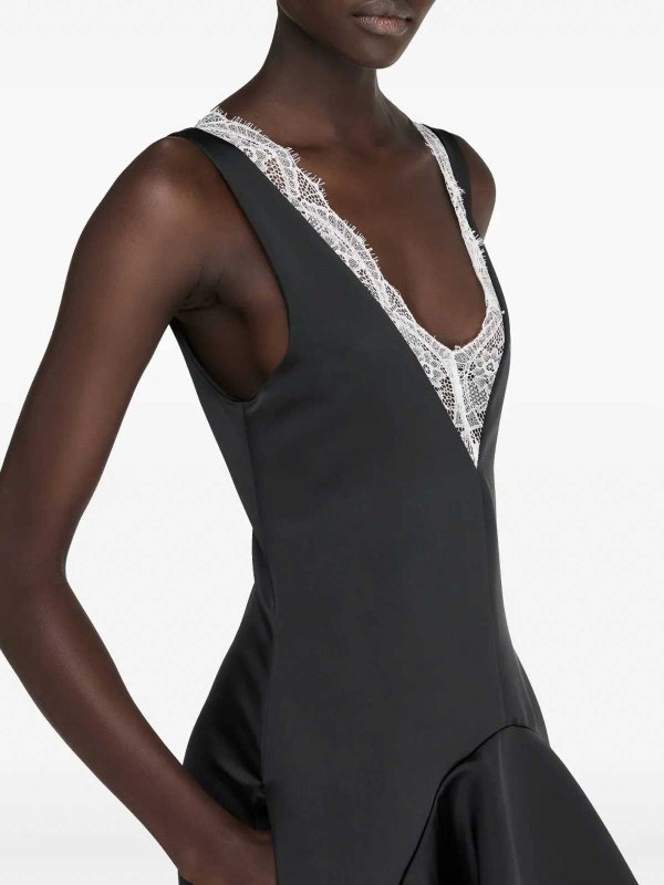 The Best Shops J.W. ANDERSON: Vestidos media pierna - Vestido Midi - Negro