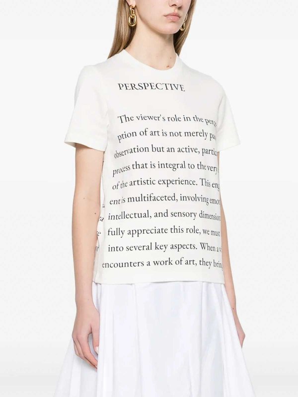 J.W. ANDERSON: t-shirt online - T-shirt di testo