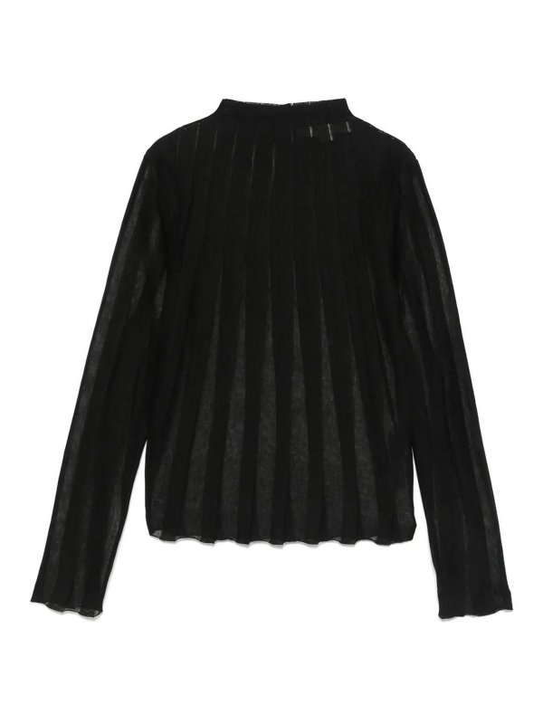 REMAIN Birger Christensen: Tops & Tank tops - Fine Knit Long Sleeve Top