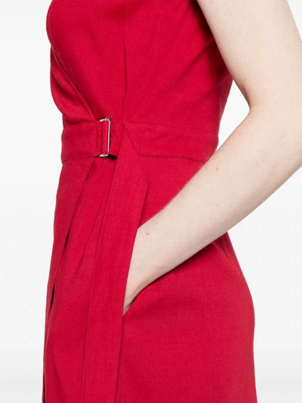 Theory: knee length dresses online - Aline Wrap Dress