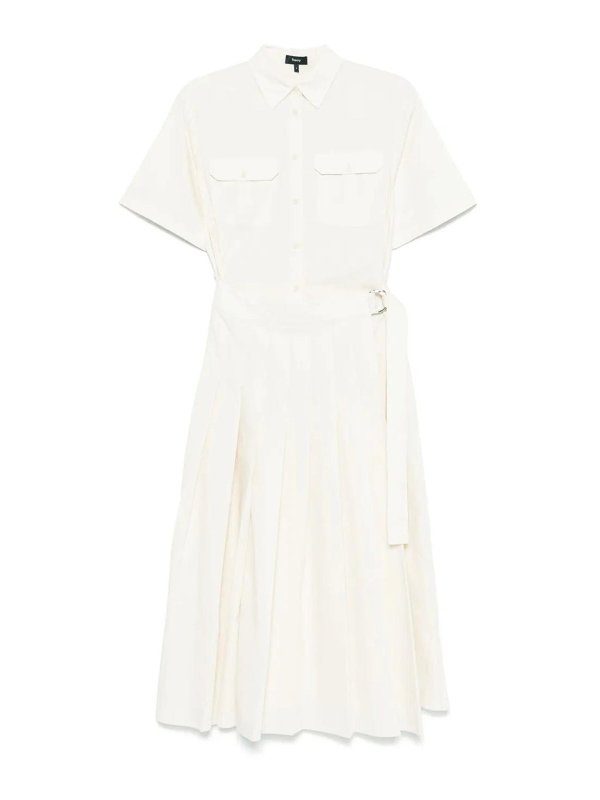 Theory: knee length dresses - Wrap Dress