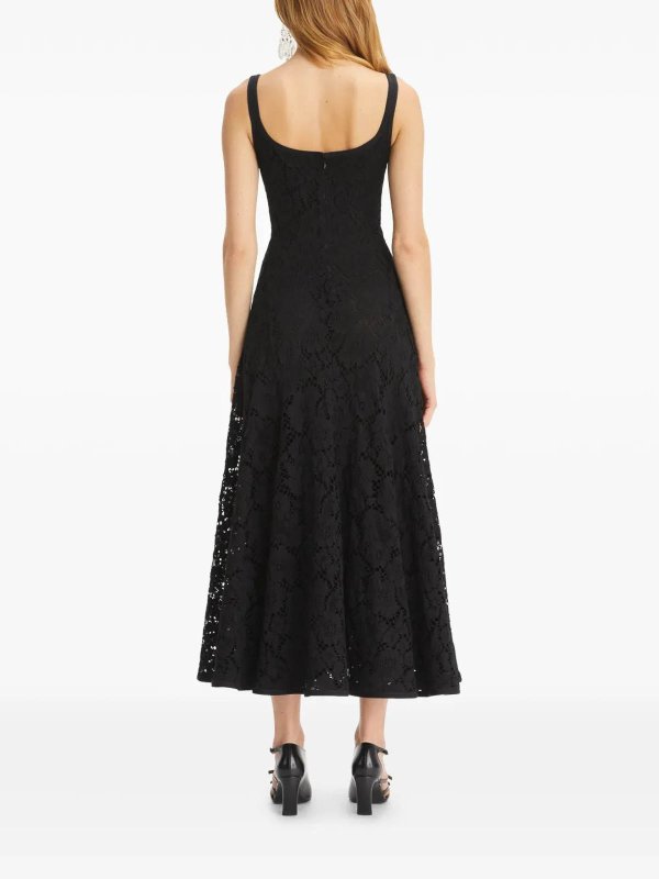 Vestido Midi - Negro shop online: TORY BURCH