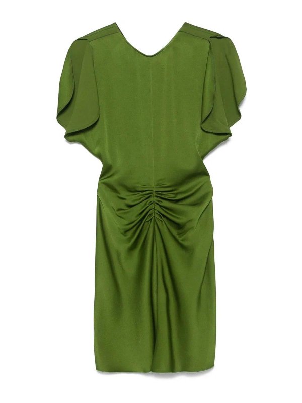 VICTORIA BECKHAM: Vestidos media pierna - Vestido Midi - Verde
