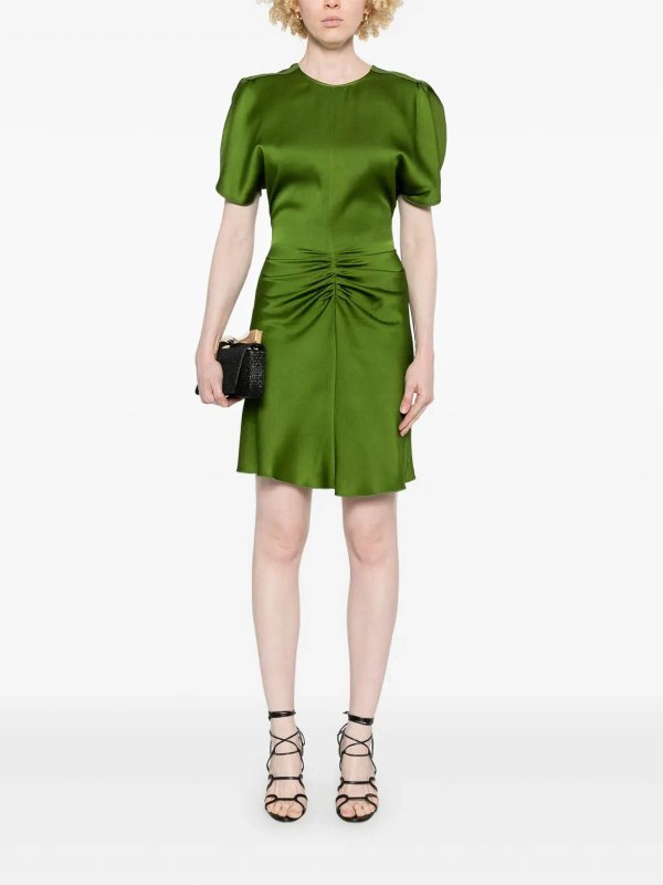 The Best Shops VICTORIA BECKHAM: Vestidos media pierna - Vestido Midi - Verde