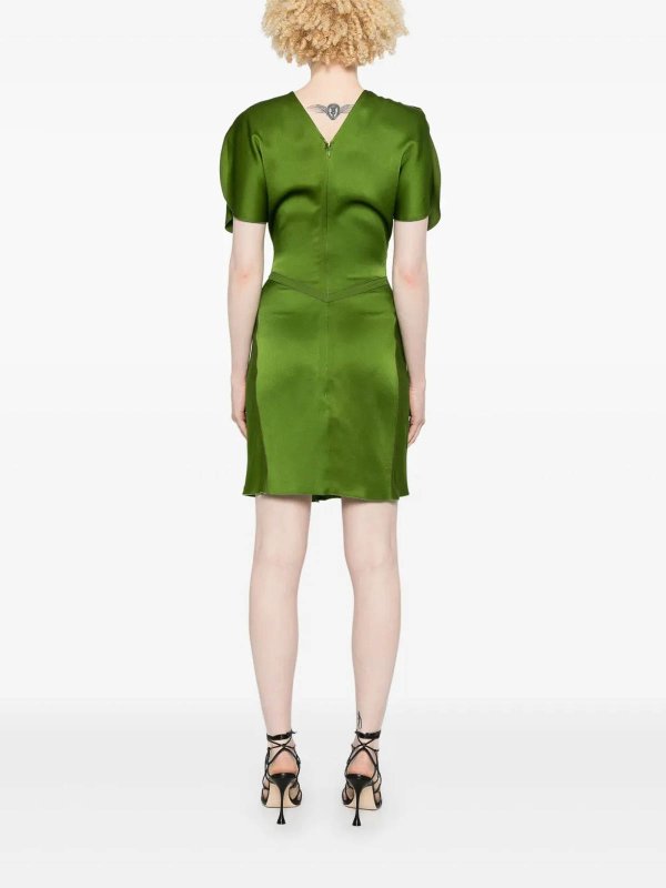 Vestido Midi - Verde shop online: VICTORIA BECKHAM