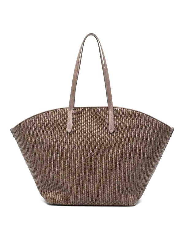 BRUNELLO CUCINELLI: Handtaschen - Shopper - Braun