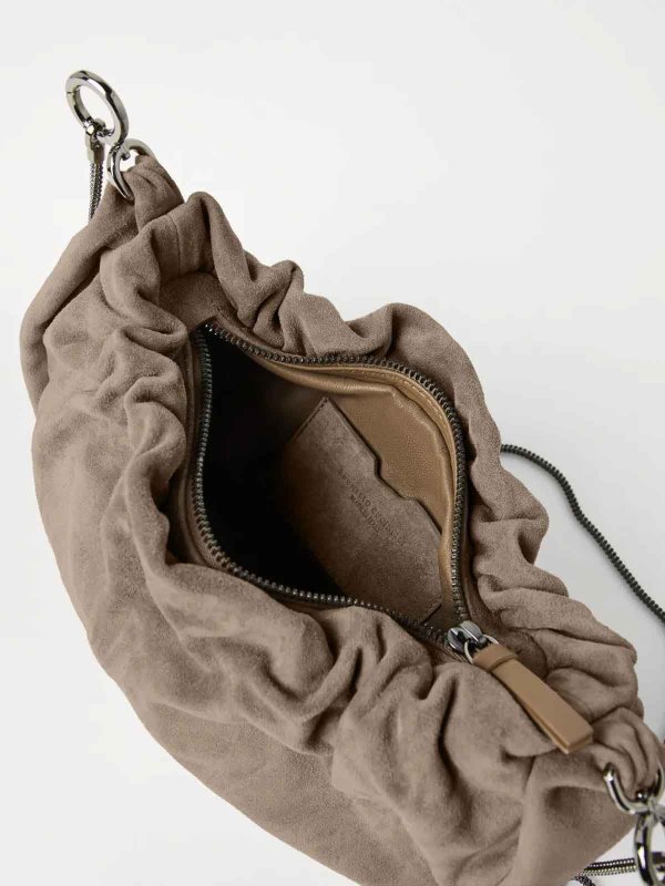 Schultertasche - Braun shop online: BRUNELLO CUCINELLI