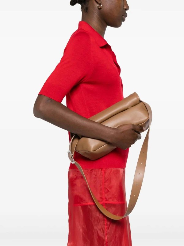 The Best Shops JIL SANDER: cross body bags - Roll Up Leather Up