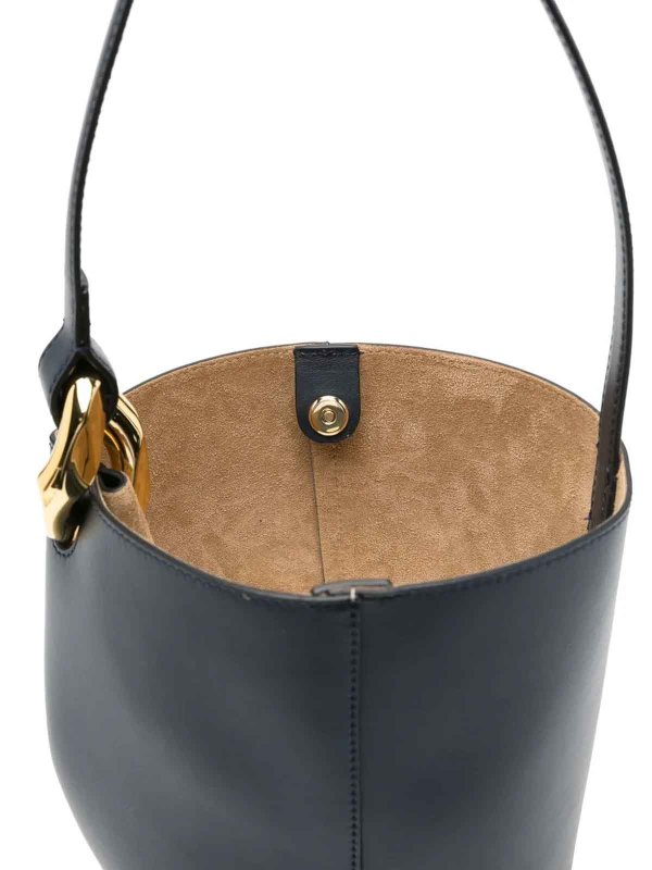 バケットバッグ - ブルー shop online: J.W. ANDERSON