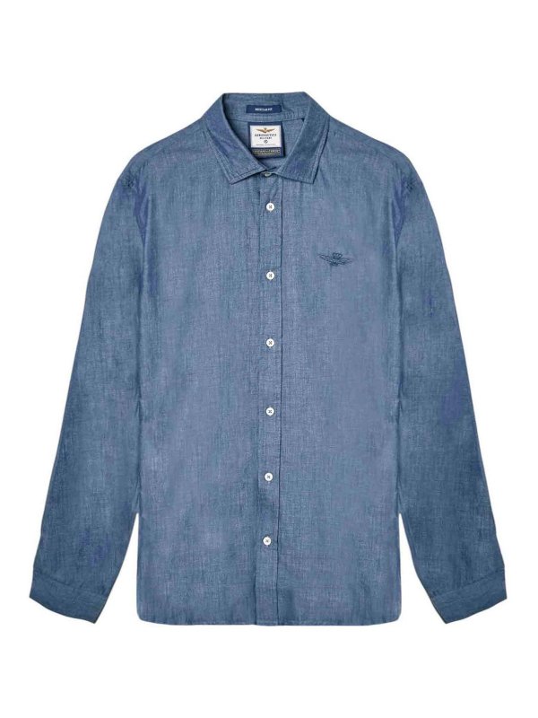 AERONAUTICA MILITARE: シャツ - シャツ - ブルー