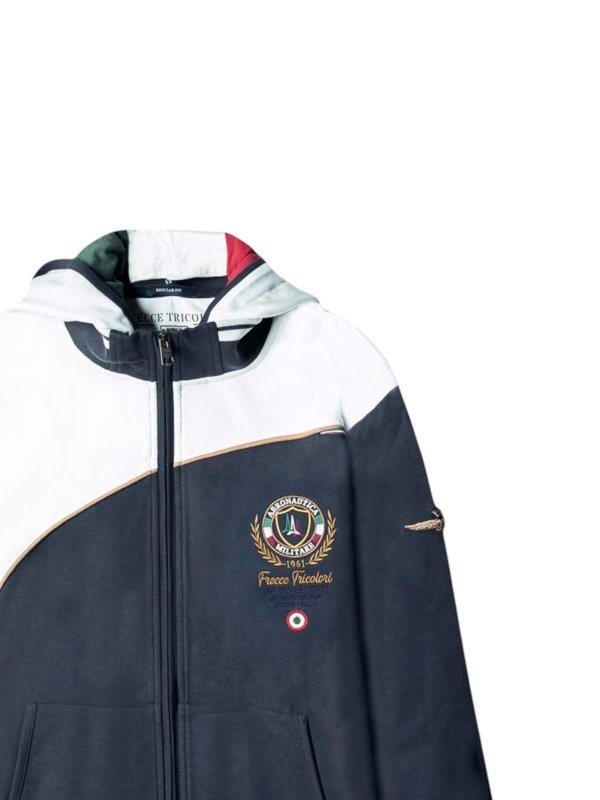 AERONAUTICA MILITARE: Col bateau online - Pull Col Bateau - Bleu