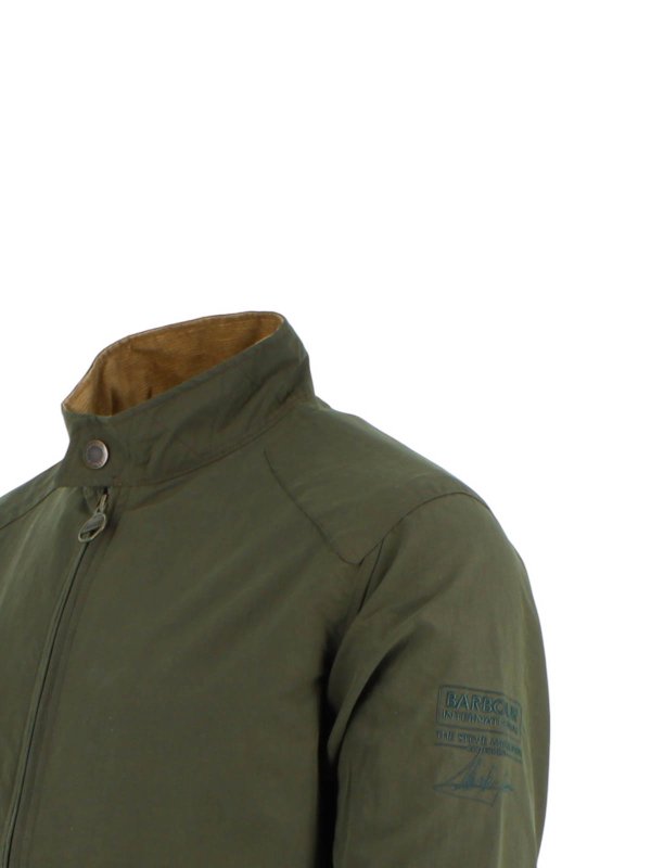 The Best Shops BARBOUR: Knielanger Mantel - Grün