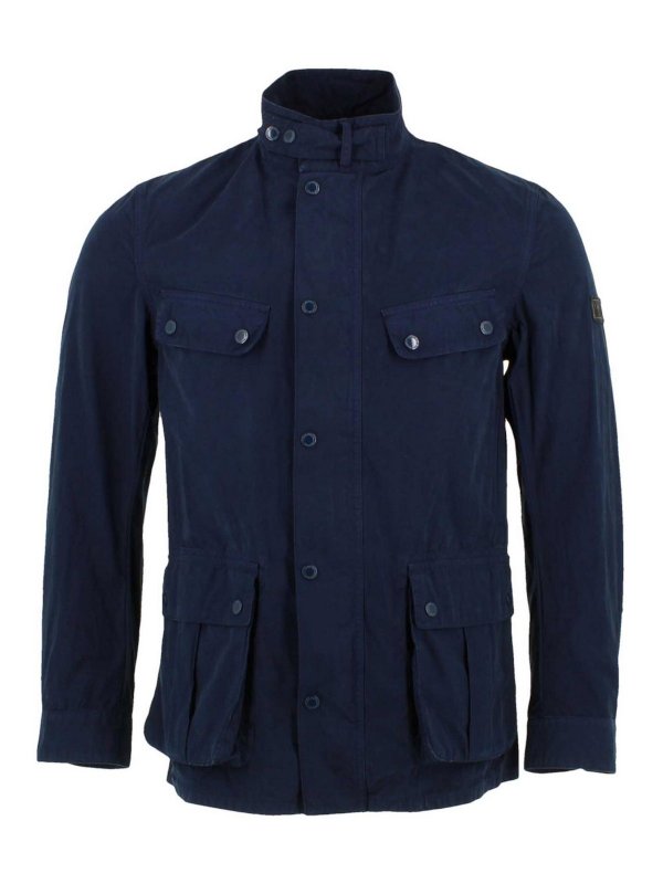 BARBOUR: Knielange Mäntel - Knielanger Mantel - Blau